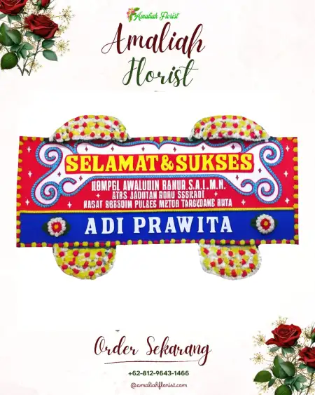 Papan Bunga Ucapan Selamat Siswo Binangun